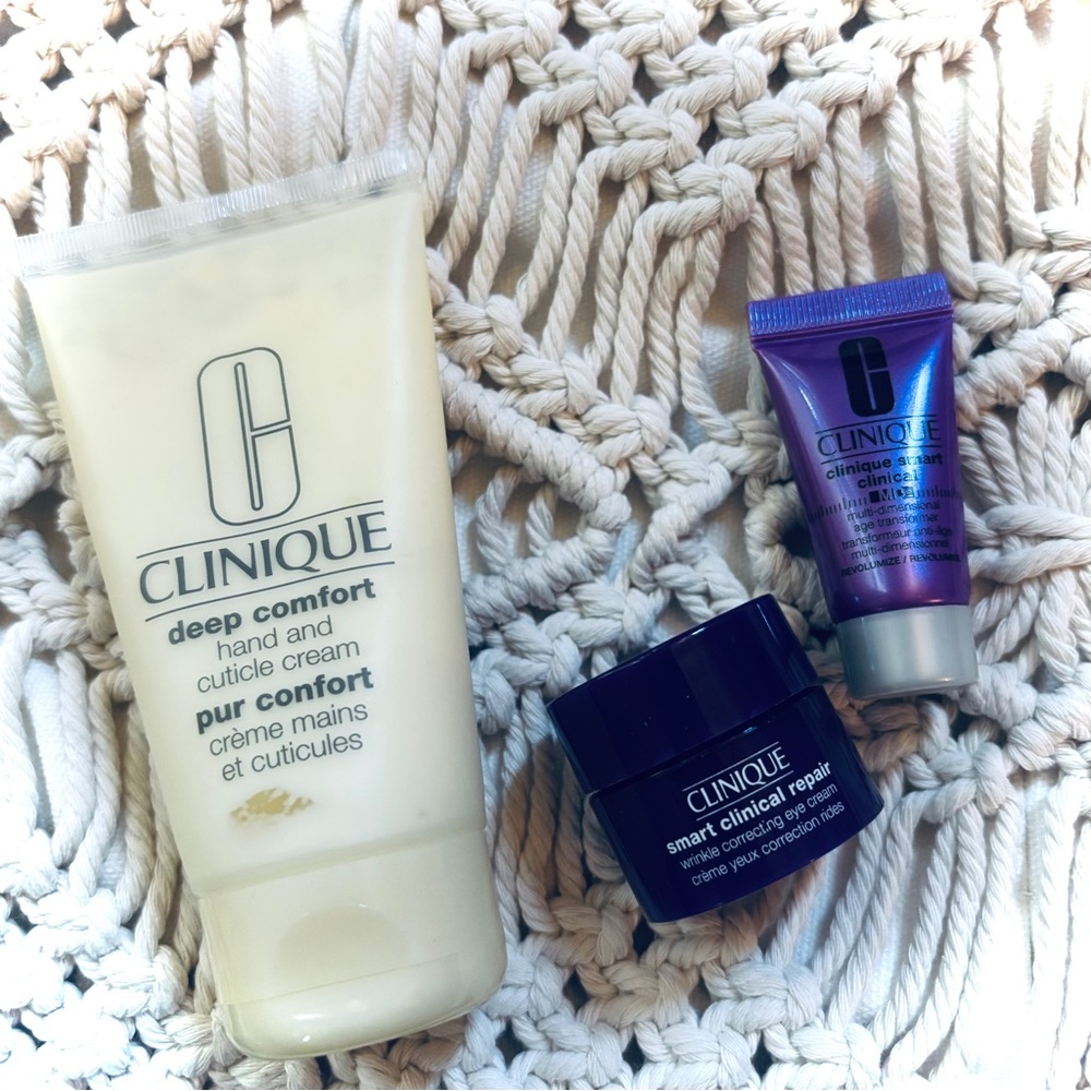 🆕Clinique Skincare Bundle of 3 | Smart Clinical & Deep Comfort